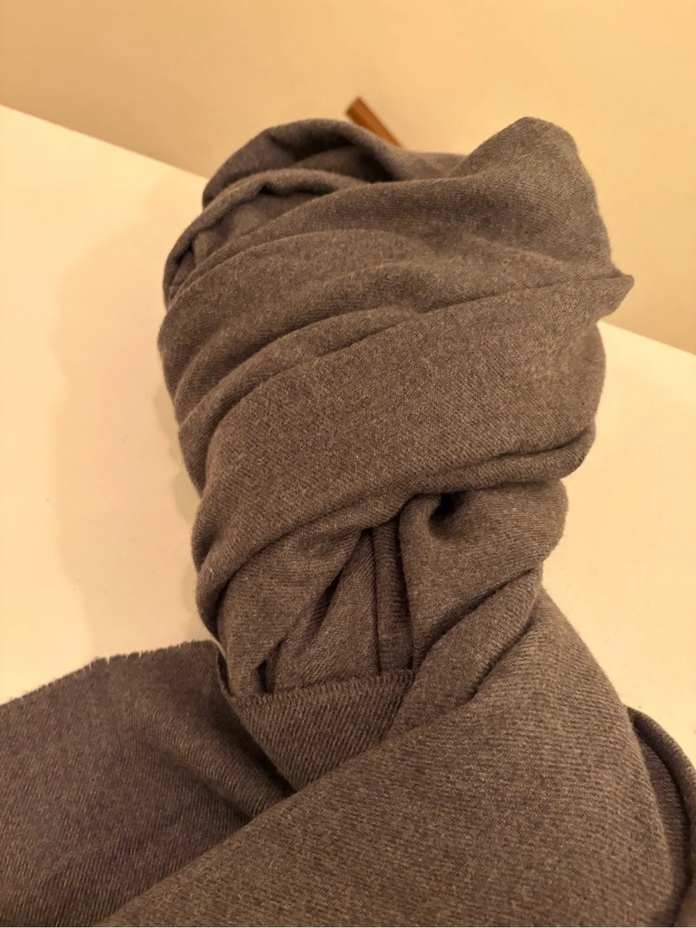 Zara Oversized Gray Blanket Scarf Wrap Extra Large Soft Shawl 210 x 120 cm